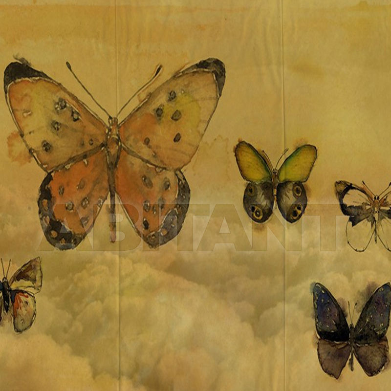 Buy Vinyl wallpaper BUTTERFLIES Wall&Decò  CONTEMPORARY WALLPAPER GPW1433