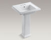 Wash basin with pedestal Tresham K-2844-4-95 Gray Wash basin with pedestal Tresham Kohler 2015 K-2844-4-95 Contemporary / Modern
