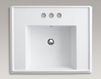 Wash basin with pedestal Tresham K-2844-4-G9 Gray Wash basin with pedestal Tresham Kohler 2015 K-2844-4-G9 Contemporary / Modern