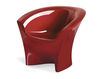 Terrace chair OHLA Plust FURNITURE 6238 Black Minimalism / High-Tech