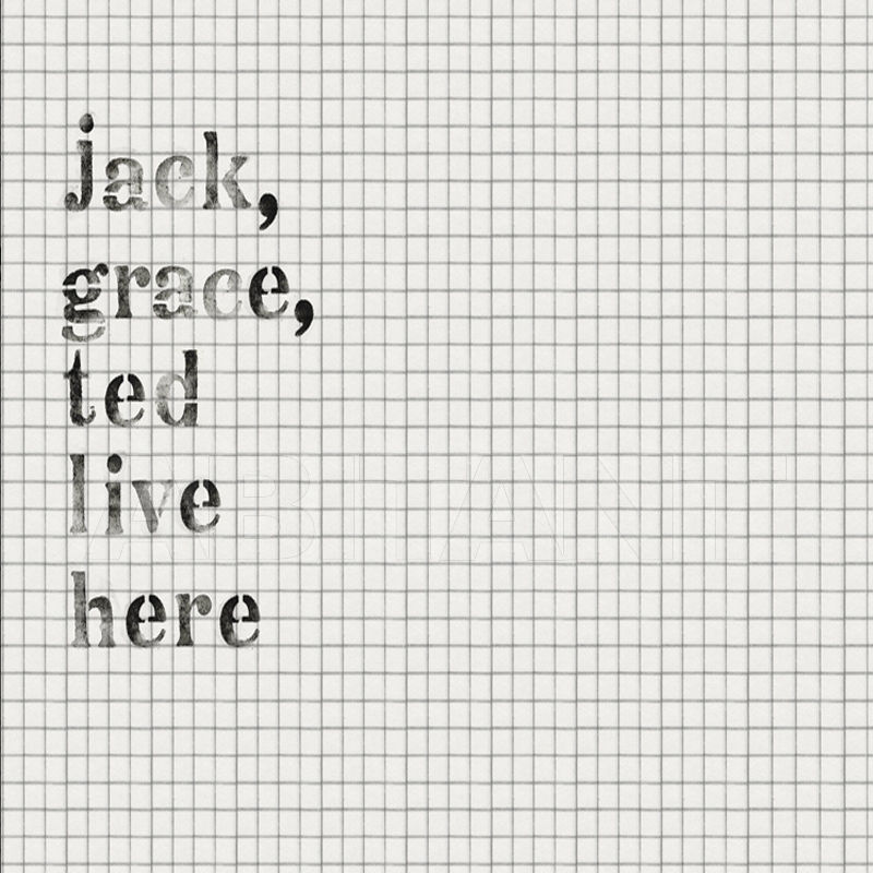 Buy Vinyl wallpaper LIVE HERE Wall&Decò  OUT SYSTEM OUT_LH1201_1