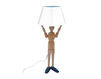 Floor lamp Pinocchio Lamp S 718/18/13 Red Floor lamp Pinocchio Lamp Valsecchi 1918 2014 S 718/18/13 Contemporary / Modern