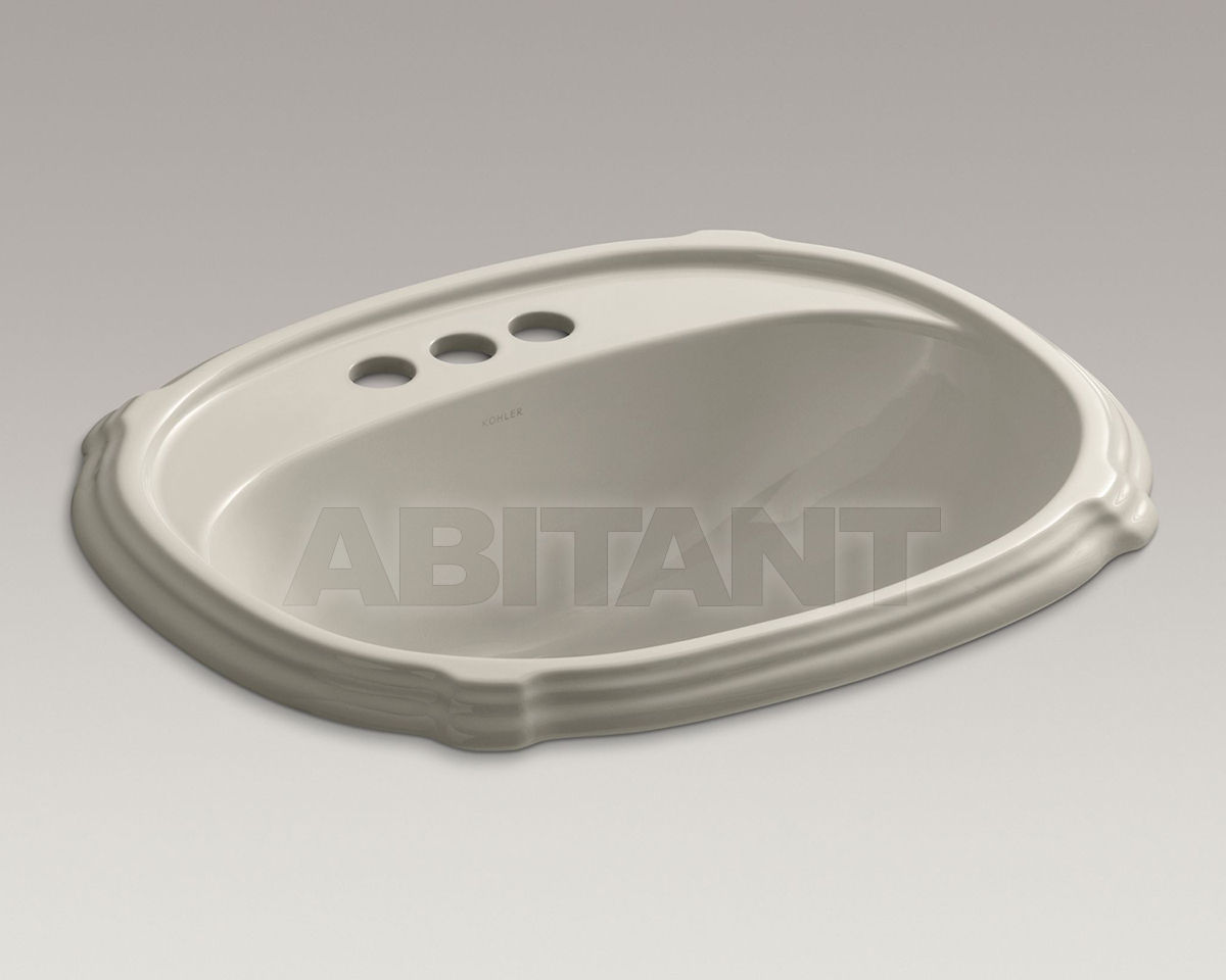Countertop wash basin Portrait K-2189-4-G9 price on request Buy Countertop wash basin Portrait Kohler 2015 K-2189-4-G9