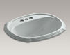 Countertop wash basin Portrait K-2189-4-G9 Gray Countertop wash basin Portrait Kohler 2015 K-2189-4-G9 Contemporary / Modern