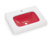Wall mounted wash basin Une The Bath Collection Resina 0526 Contemporary / Modern