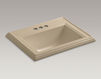 Countertop wash basin Memoirs K-2241-4-G9 Gray Countertop wash basin Memoirs Kohler 2015 K-2241-4-G9 Contemporary / Modern