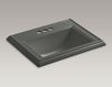 Countertop wash basin Memoirs K-2241-4-G9 Gray Countertop wash basin Memoirs Kohler 2015 K-2241-4-G9 Contemporary / Modern