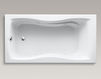 Hydromassage bathtub Hourglass K-1209-47 Ivory Hydromassage bathtub Hourglass Kohler 2015 K-1209-47 Contemporary / Modern