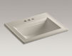 Countertop wash basin Memoirs K-2337-4-0 white Countertop wash basin Memoirs Kohler 2015 K-2337-4-0 Contemporary / Modern