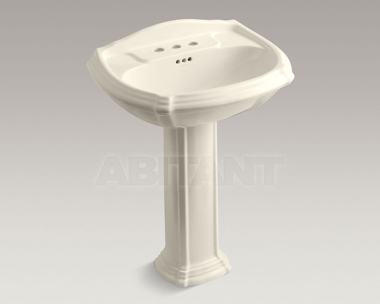 Wash basin with pedestal Portrait K-2221-4-47 price on request Buy Wash basin with pedestal Portrait Kohler 2015 K-2221-4-47