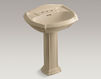 Wash basin with pedestal Portrait K-2221-4-95 Gray Wash basin with pedestal Portrait Kohler 2015 K-2221-4-95 Contemporary / Modern