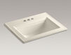 Countertop wash basin Memoirs K-2337-4-33 Light beige Countertop wash basin Memoirs Kohler 2015 K-2337-4-33 Contemporary / Modern