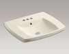Countertop wash basin Kelston Kohler 2015 K-2381-4-0 Contemporary / Modern