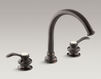 Bath mixer Fairfax K-T12885-4-BN Silver Bath mixer Fairfax Kohler 2015 K-T12885-4-BN Contemporary / Modern