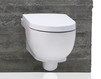 Wall mounted toilet Simas E-line EL 18/F 85 Contemporary / Modern