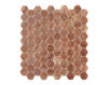 Mosaic BRILLANTE HEXAGONAL HEXAGONAL 270 brown Mosaic BRILLANTE HEXAGONAL Trend Group HEXAGONAL HEXAGONAL 270 Oriental / Japanese / Chinese