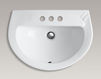 Wash basin with pedestal Parigi K-2175-4-47 Ivory Wash basin with pedestal Parigi Kohler 2015 K-2175-4-47 Contemporary / Modern