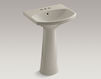 Wash basin with pedestal Cimarron K-2362-4-0 white Wash basin with pedestal Cimarron Kohler 2015 K-2362-4-0 Contemporary / Modern