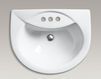 Wall mounted wash basin Odeon K-11160-4-0 white Wall mounted wash basin Odeon Kohler 2015 K-11160-4-0 Contemporary / Modern