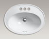 Countertop wash basin Serif Kohler 2015 K-2075-4-95 Contemporary / Modern