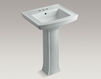 Wash basin with pedestal Archer Kohler 2015 K-2359-4-33 Contemporary / Modern