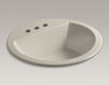 Countertop wash basin Bryant K-2714-4-95 Gray Countertop wash basin Bryant Kohler 2015 K-2714-4-95 Contemporary / Modern
