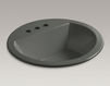 Countertop wash basin Bryant K-2714-4-7 Black Countertop wash basin Bryant Kohler 2015 K-2714-4-7 Contemporary / Modern