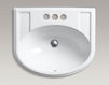 Countertop wash basin Devonshire Kohler 2015 K-2279-4-95 Contemporary / Modern