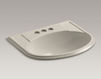 Countertop wash basin Devonshire K-2279-4-95 Gray Countertop wash basin Devonshire Kohler 2015 K-2279-4-95 Contemporary / Modern