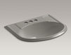 Countertop wash basin Devonshire K-2279-4-95 Gray Countertop wash basin Devonshire Kohler 2015 K-2279-4-95 Contemporary / Modern