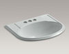 Countertop wash basin Devonshire K-2279-4-47 Ivory Countertop wash basin Devonshire Kohler 2015 K-2279-4-47 Contemporary / Modern