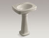 Wash basin with pedestal Bancroft Kohler 2015 K-2338-4-7 Contemporary / Modern