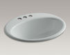 Countertop wash basin Farmington K-2905-4-47 Ivory Countertop wash basin Farmington Kohler 2015 K-2905-4-47 Contemporary / Modern