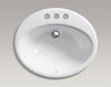 Countertop wash basin Farmington Kohler 2015 K-2905-4-47 Contemporary / Modern
