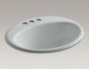 Countertop wash basin Farmington Kohler 2015 K-2905-4-KA Contemporary / Modern
