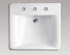Wall mounted wash basin Soho Kohler 2015 K-2053-7 Contemporary / Modern