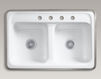 Countertop wash basin Delafield K-5950-4-47 Ivory Countertop wash basin Delafield Kohler 2015 K-5950-4-47 Contemporary / Modern