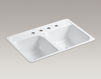 Countertop wash basin Delafield K-5950-4-47 Ivory Countertop wash basin Delafield Kohler 2015 K-5950-4-47 Contemporary / Modern