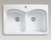 Countertop wash basin Langlade K-6626-1-47 Ivory Countertop wash basin Langlade Kohler 2015 K-6626-1-47 Contemporary / Modern