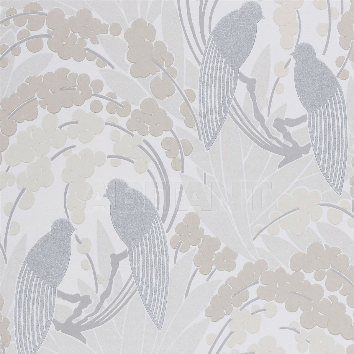 Non-woven wallpaper Love Birds HJO60123 price on request Buy Non-woven wallpaper Love Birds Style Library Boutique Wallpapers HJO60123