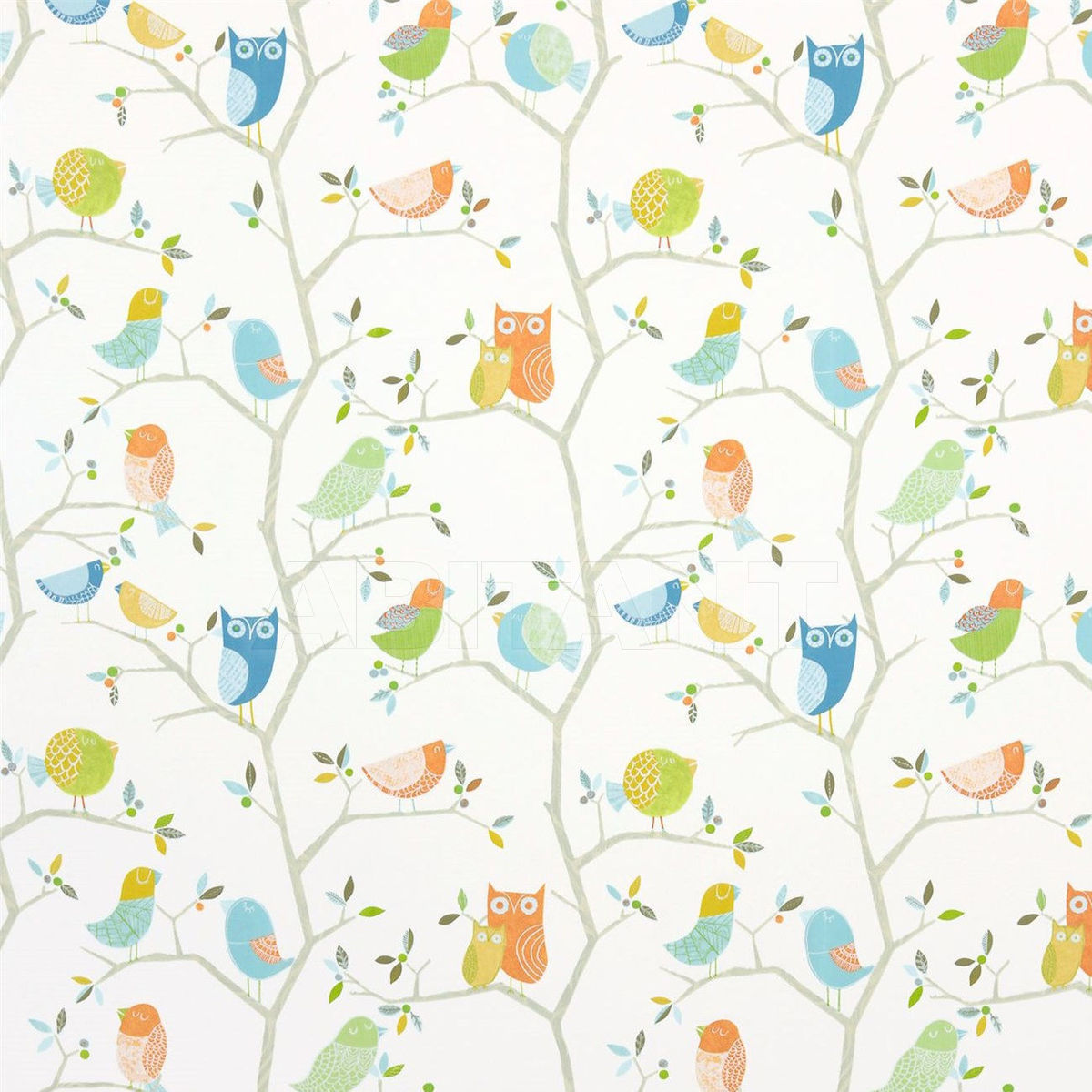 Buy Interior fabric  What A Hoot  Style Library What a Hoot Fabrics HWO03222