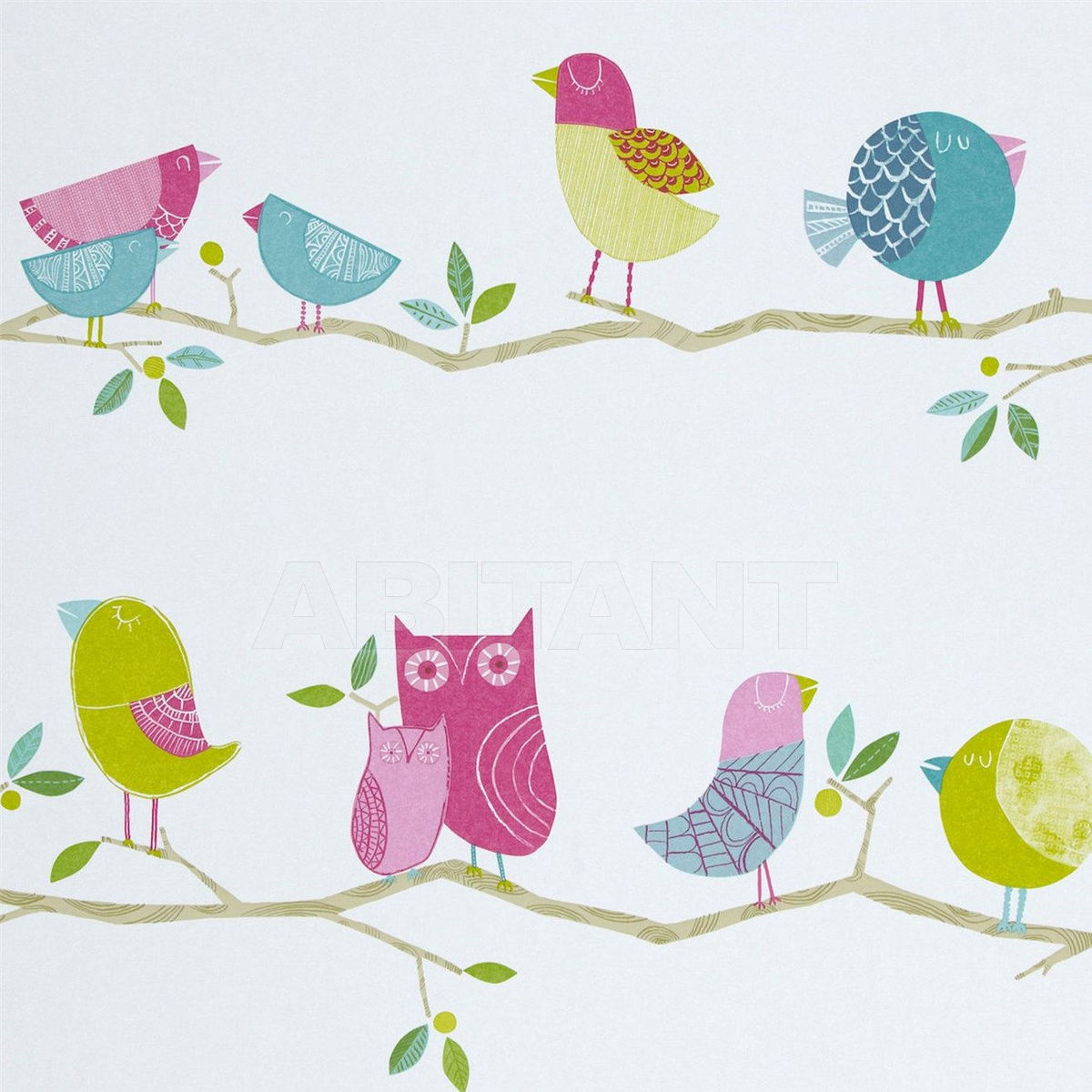 Non-woven wallpaper What A Hoot HWO70515 price on request Buy Non-woven wallpaper What A Hoot Style Library What a Hoot Wallpapers HWO70515