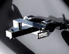 Wall mixer 48526/D Silver Wall mixer Bongio Myamix Crystal 48526/D Minimalism / High-Tech
