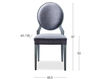 Chair Luigi B XV Copiosa By Billiani 2016 5C01 Contemporary / Modern