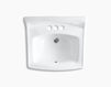 Wall mounted wash basin Greenwich K-2032-0 white Wall mounted wash basin Greenwich Kohler 2015 K-2032-0 Contemporary / Modern