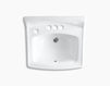 Wall mounted wash basin Greenwich Kohler 2015 K-2032-L-0 Contemporary / Modern