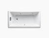 Hydromassage bathtub Tea-for-Two K-852-H2-0 white Hydromassage bathtub Tea-for-Two Kohler 2015 K-852-H2-0 Contemporary / Modern