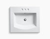 Countertop wash basin Persuade Kohler 2015 K-2956-4-0 Contemporary / Modern