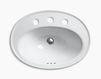 Countertop wash basin Serif Kohler 2015 K-2075-8-7 Contemporary / Modern