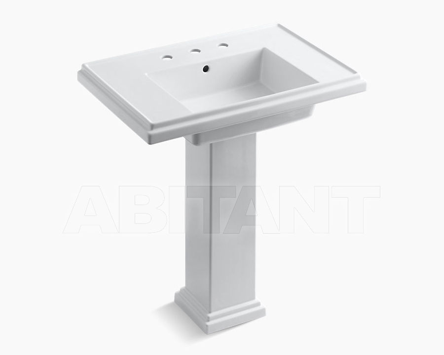 Wash basin with pedestal Tresham K-2845-8-0 price on request Buy Wash basin with pedestal Tresham Kohler 2015 K-2845-8-0